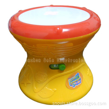 Children Hitting Toy Playing Music and Dancing
